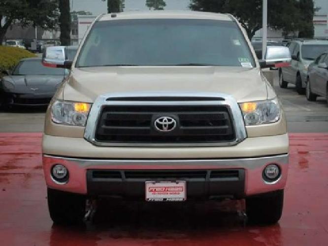 2010 toyota tundra 2wd truck crewmax short bed leather in spring, tx