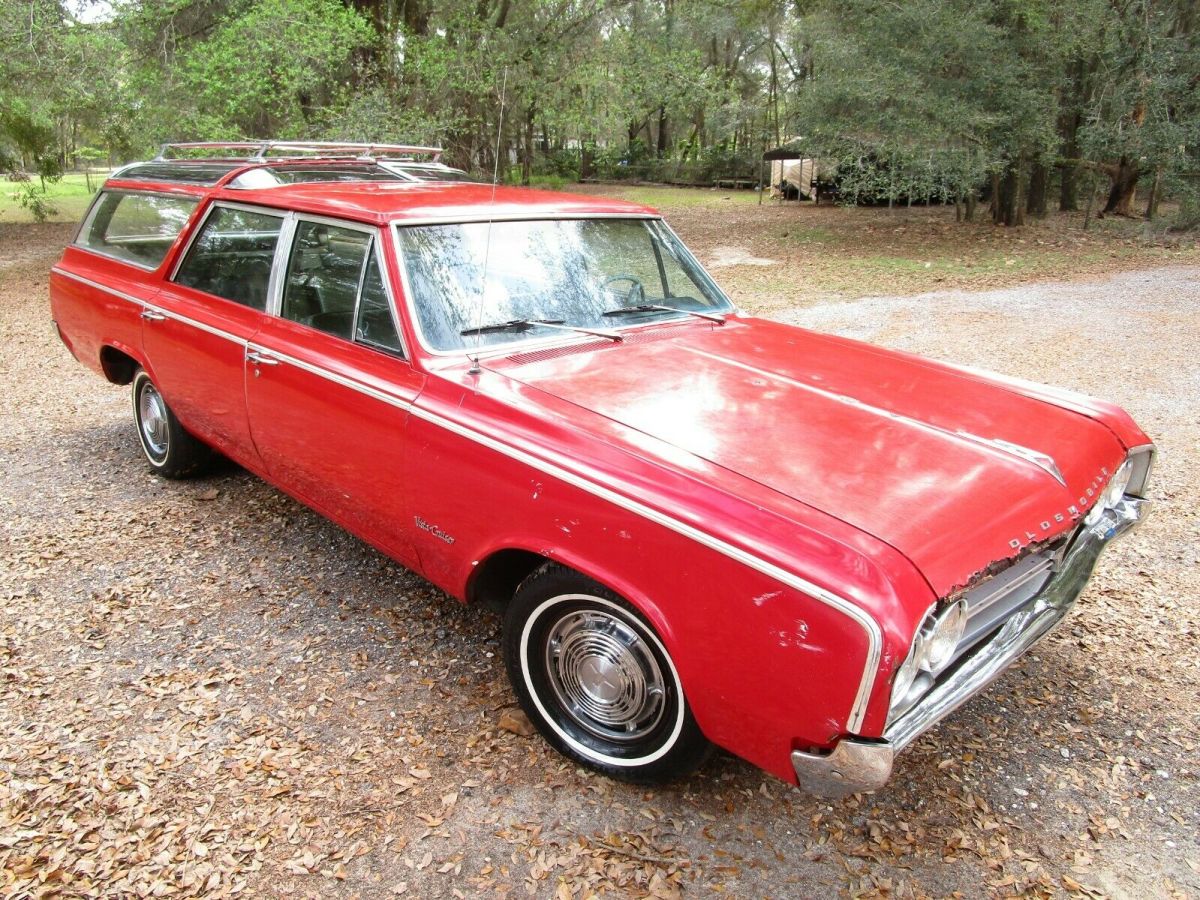 1964 oldsmobile vista cruiser f85 rare roof windows garage barn find no reserve