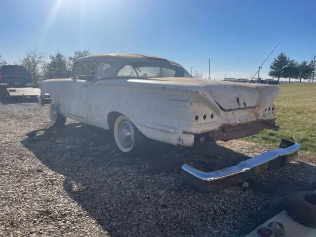 1958 chevrolet impala coupe grey rwd automatic