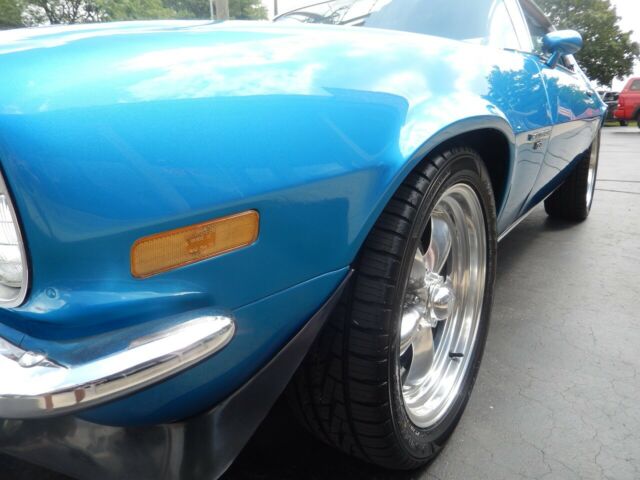 1970 chevrolet camaro rs bahama blue 350 ci/300 hp a/c