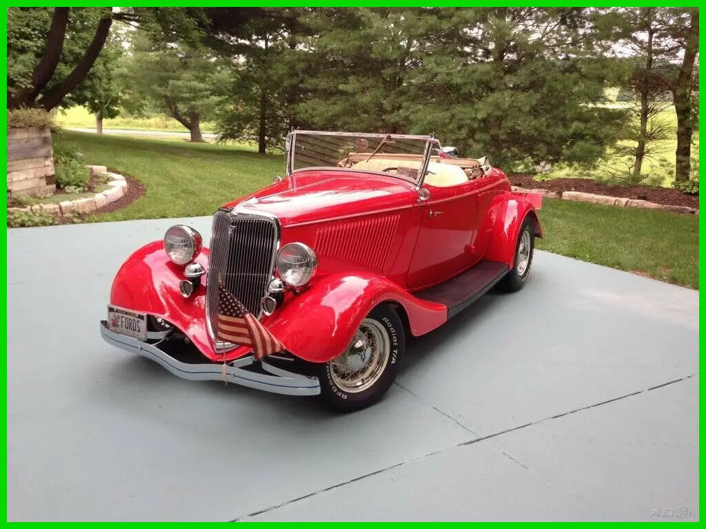 1934 ford all-steel roadster 385hp v8 2,507 miles hydramatic power brakes