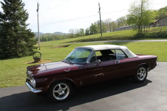 beautifully restored chevrolet corvair monza 900 convertible - must see
