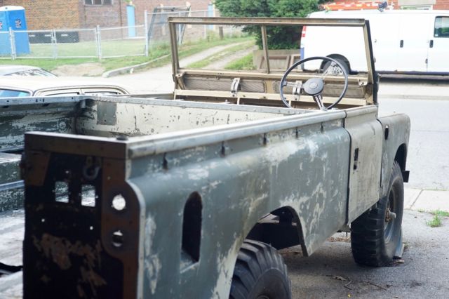 land rover series ii 109 with nos frame & bulkhead