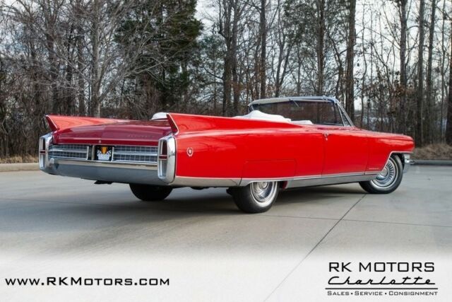 1963 cadillac eldorado biarritz frost red convertible 390 v8 4 speed automatic