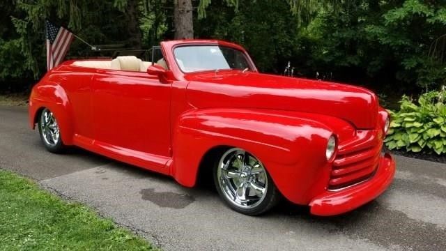 1948 ford roadster / 350 v8 / carson top / disc brakes / must see / great buy!