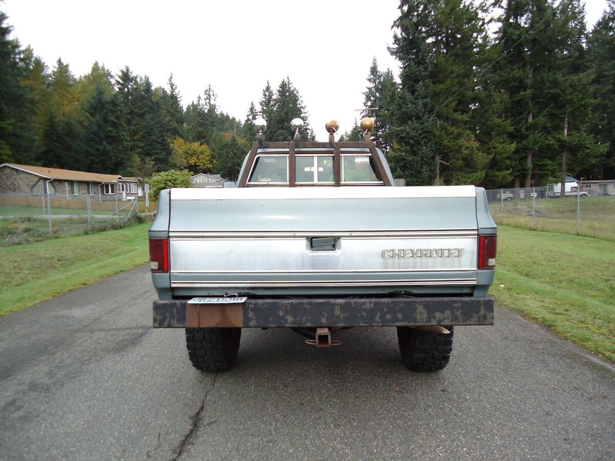 1977 chevrolet c-10 4x4 pickup truck long bed 1500 2500 3500 square body
