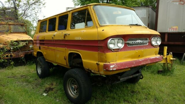 chevrolet corvair greenbrier van on chevy k5 blazer running gear