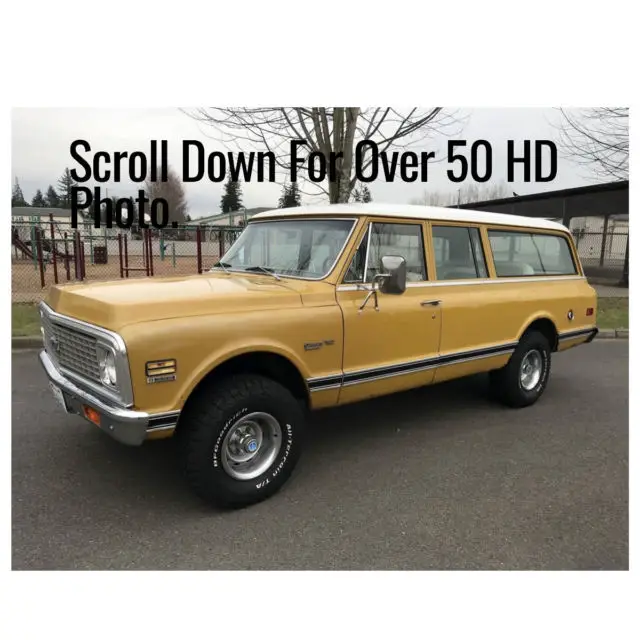 1972 chevrolet c10 suburban cst 4wheel drive 3rd door no reserve!!!!!!