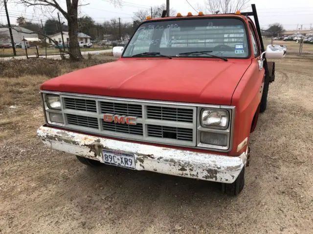 1984 gmc c3500 dually flatbed 350 4speed texas truck straight and solid