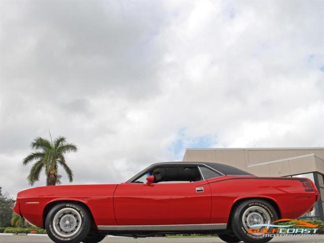 1970 plymouth barracuda ralleye red 390 horsepower 440ci v8, 6 barrel carb