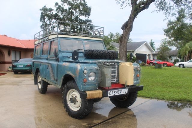 1971 land rover series 2a 12 seat w roof rack make offer ready to go!
