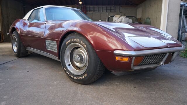 1972 corvette roadster lt-1 w/factory air conditioning
