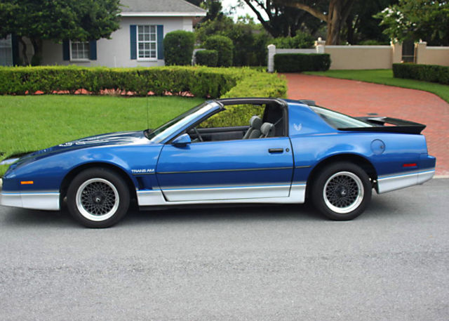 immaculate original ttop survivor - 1986 pontiac firebird trans am - 70k mi