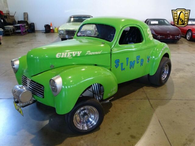 green 1941 willys coupe v8 3 speed automatic available now!