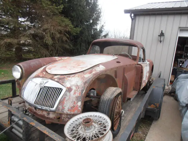 1958 mg mga wire wheel coupe