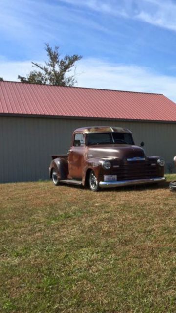 1953 resto mod shop truck slammed street hot rod rat patina shop truck 3100