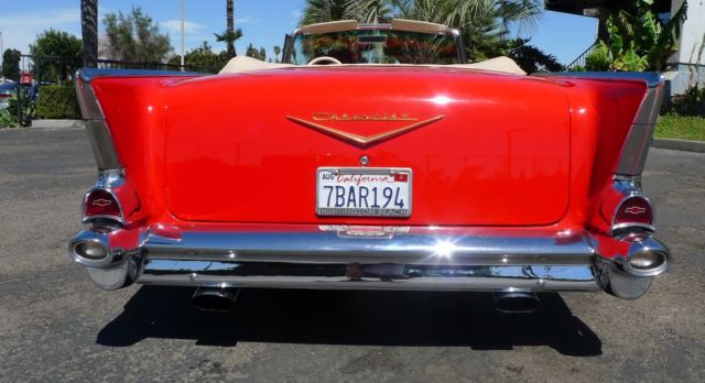 1957 chevrolet bel air convertible resto- rod off body restoration