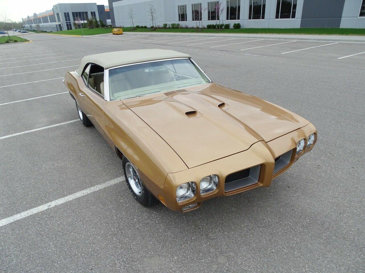 1970 pontiac gto convertible palamino copper 400/350 hp