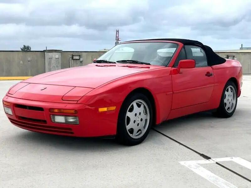 1991 porsche 944 s2 2dr coupe s2 cabriolet 63,527 miles red 3.0 l m44/41 i4 man