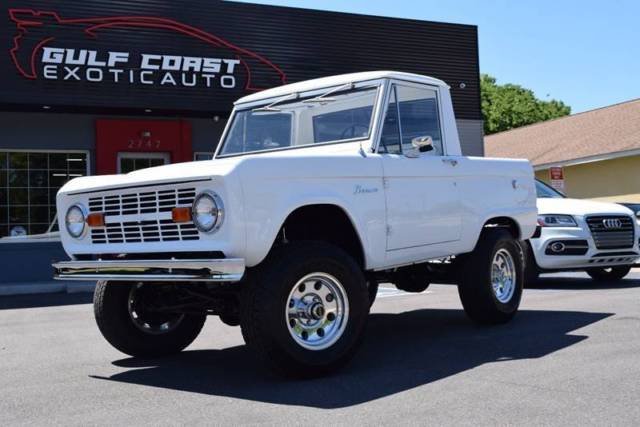 1970 ford bronco 1 miles white suv i6 other manual
