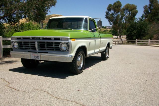 1974 ford f250 rebuitlt engine & transmission 25k miles fantastic condition
