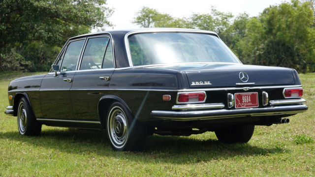1970 mercedes 280se "spectacular looking/driving,ac,47,020 miles" no reserve!