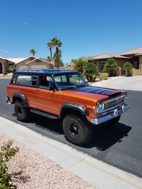 1977 jeep cherokee s 2dr 401, auto, air, fresh build 400 miles
