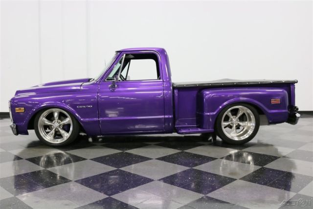 427 v8 auto overdrive purple chevy c-10 air classic muscle airbags 1969 cst used