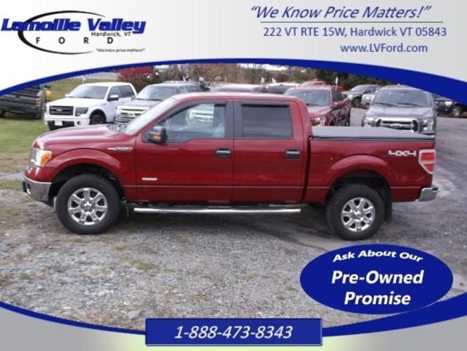 2013 ford f-150 xlt 4x4 xlt 4dr supercrew styleside 6.5 ft. sb for sale in hardwick, vermont