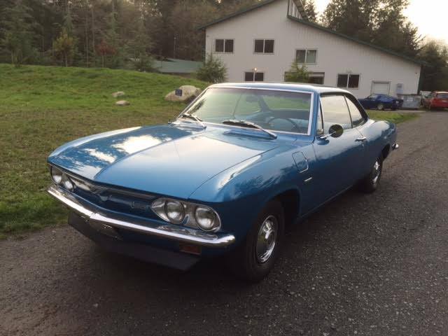 1966 chevrolet corvair coupe 110 hp very nice condition overall