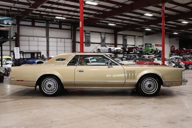 1978 lincoln continental 34166 miles jubilee gold coupe 460 v8 automatic