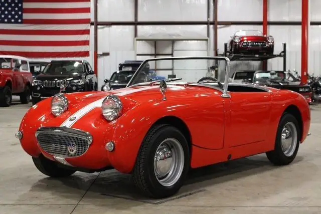 1959 austin-healey sprite 26020 miles red convertible 4 cyl manual