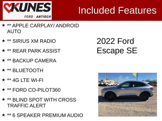 2022 ford escape se