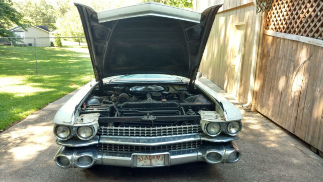 1959 cadillac series sixty-two sedan 4 window, 4 door flat top 6239