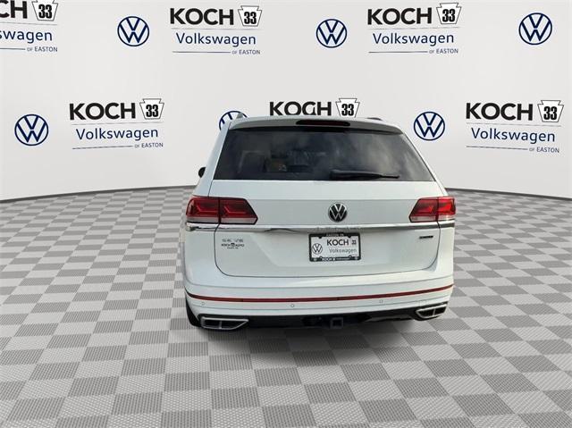 2021 volkswagen atlas 3.6 v6 se w/ technology r-line