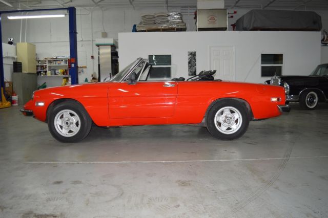 1971 alfa romeo spider orange great deal!