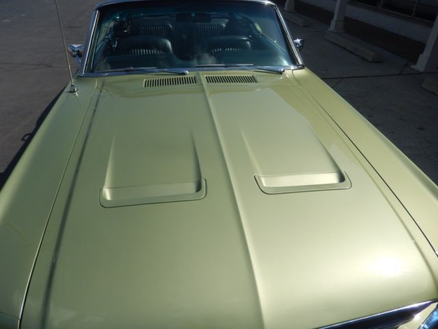 1968 ford mustang convertible lime gold 289 auto ready to cruise