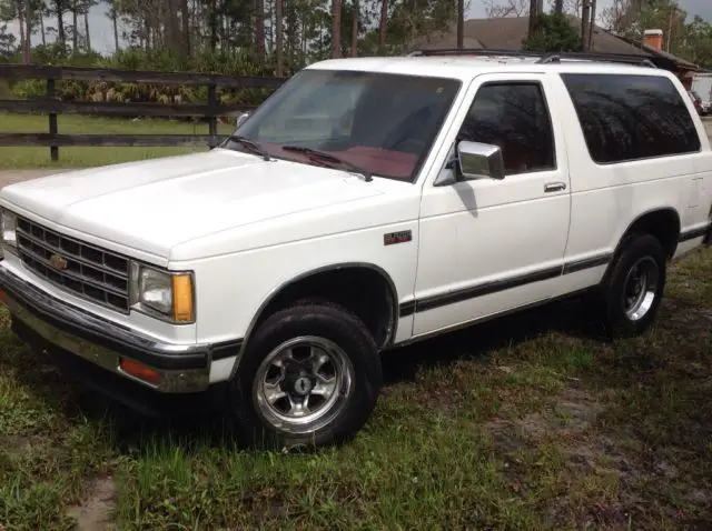 1987 chevy s10 blazer 2dr suv 2.8l v6 72,500 actual miles 1owner florida