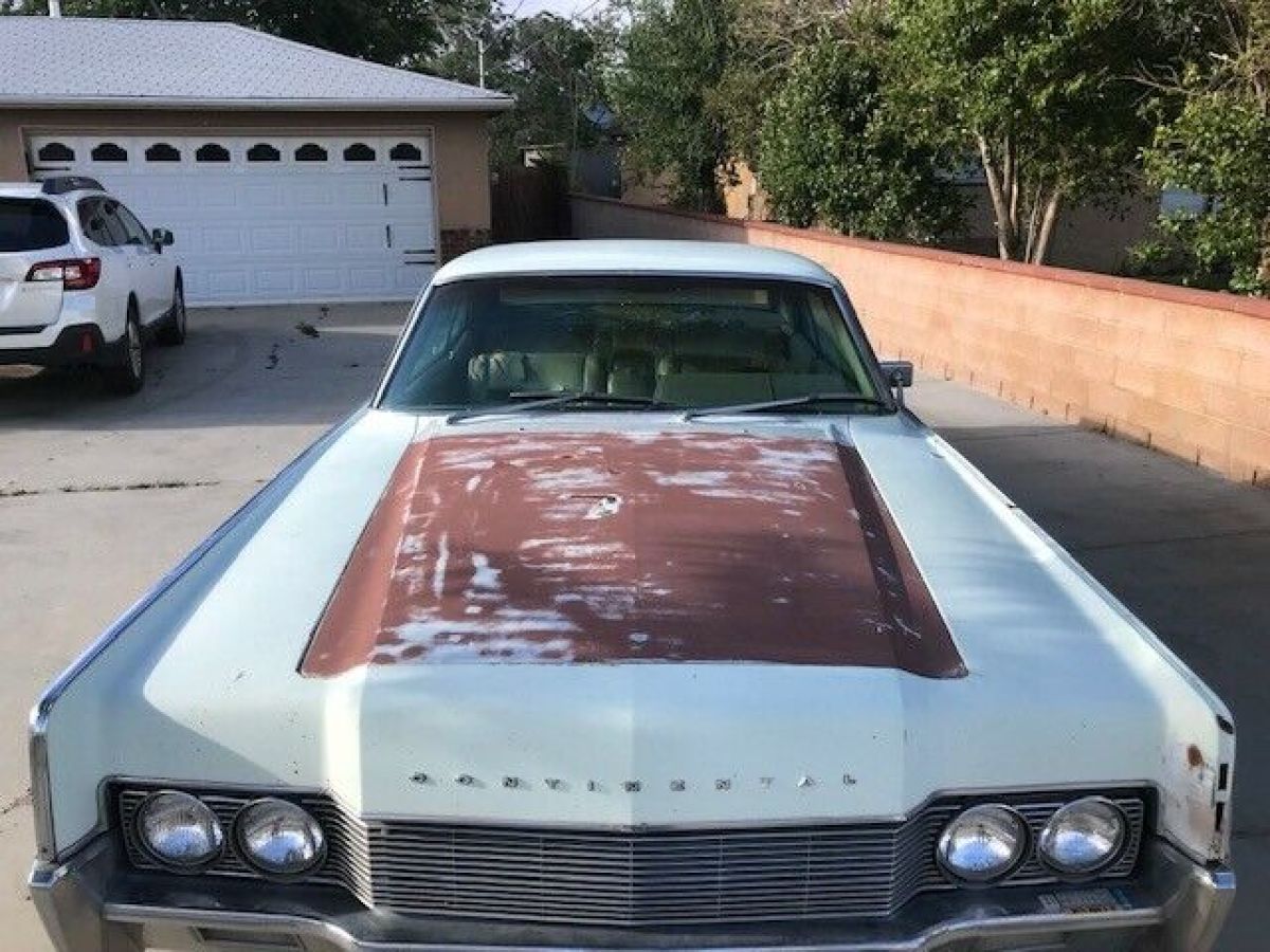 straight 1967 lincoln continental coupe 2 door