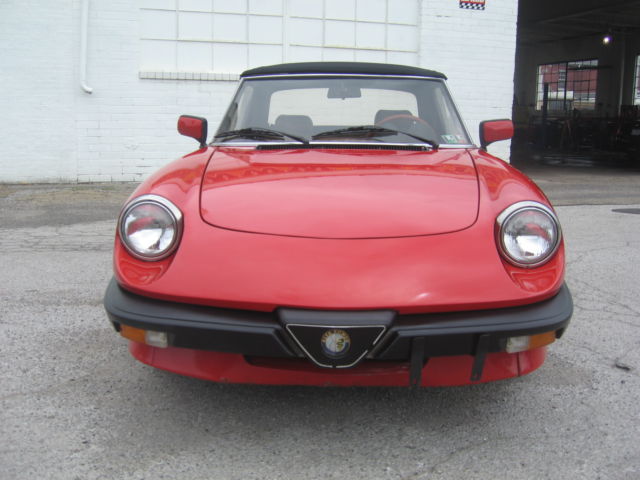 1984 alfa romeo spider veloce convertible