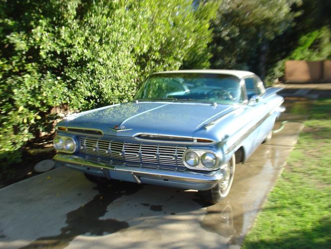 1959 chevrolet impala blue on blue for sale in mountain view, hawaii