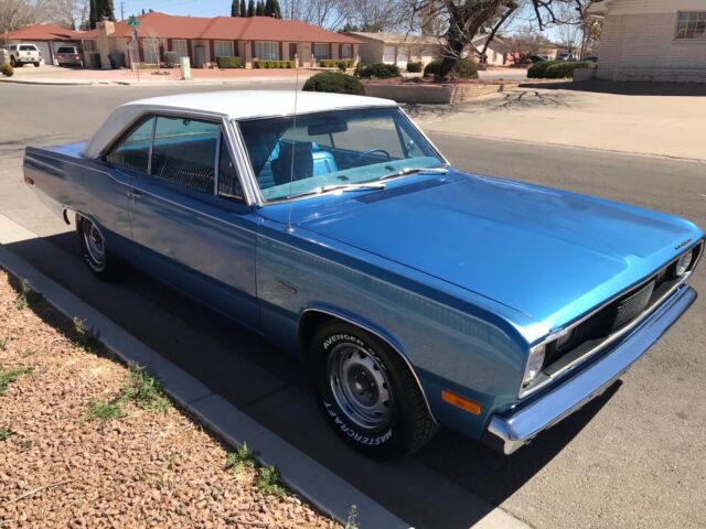 1972 plymouth scamp coupe blue rwd automatic
