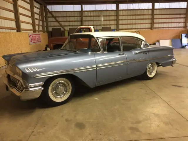 1958 chevy biscayne 58 chevrolet--survivor car, original including paint
