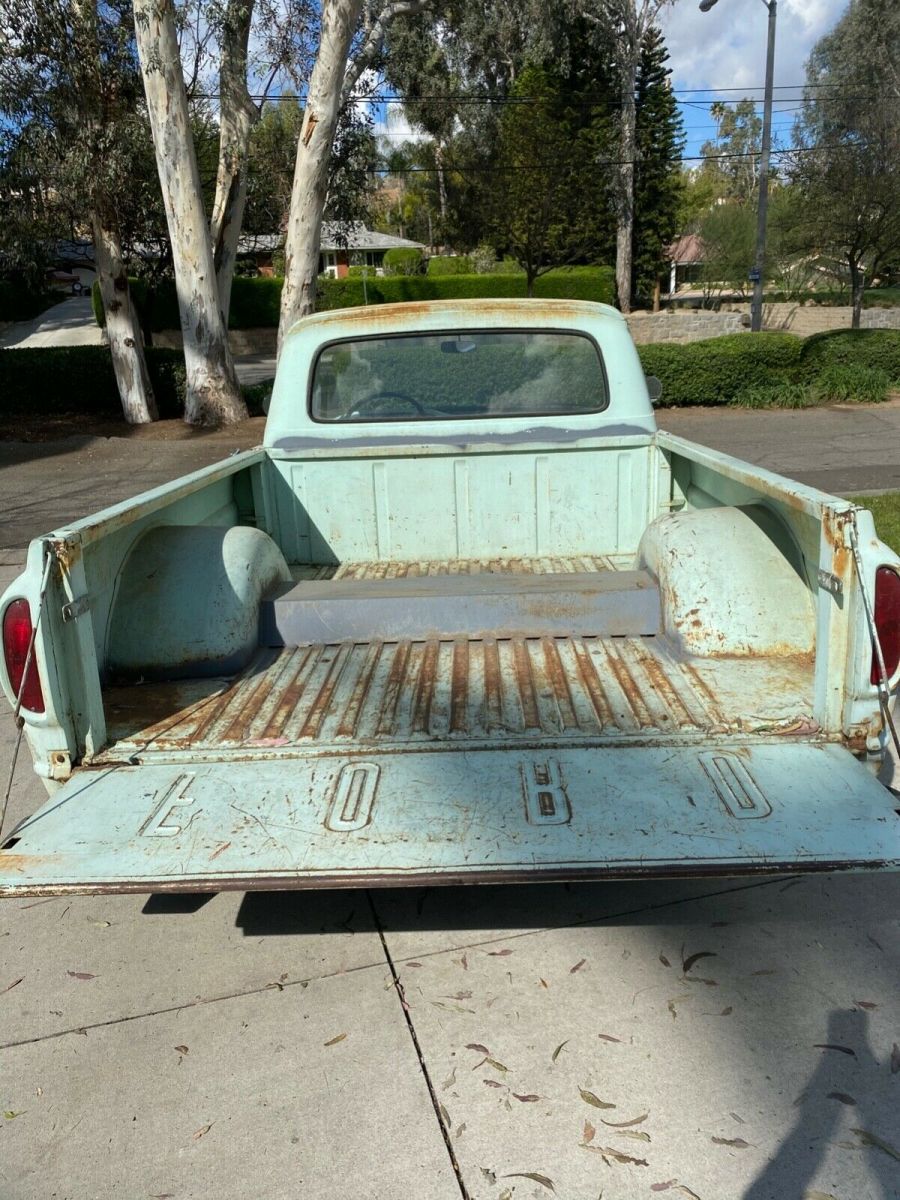 1961 ford f100 unibody short bed truck