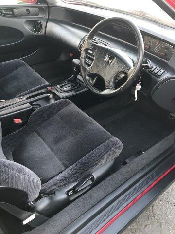 1993 honda prelude rhd jdm, red with 66,500 miles