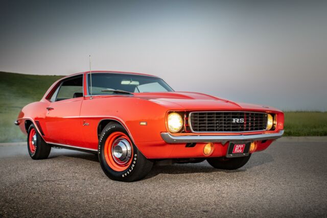1969 chevrolet camaro 12720 miles hugger orange manual