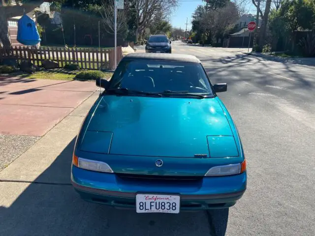 1993 mercury capri convertible blue fwd manual