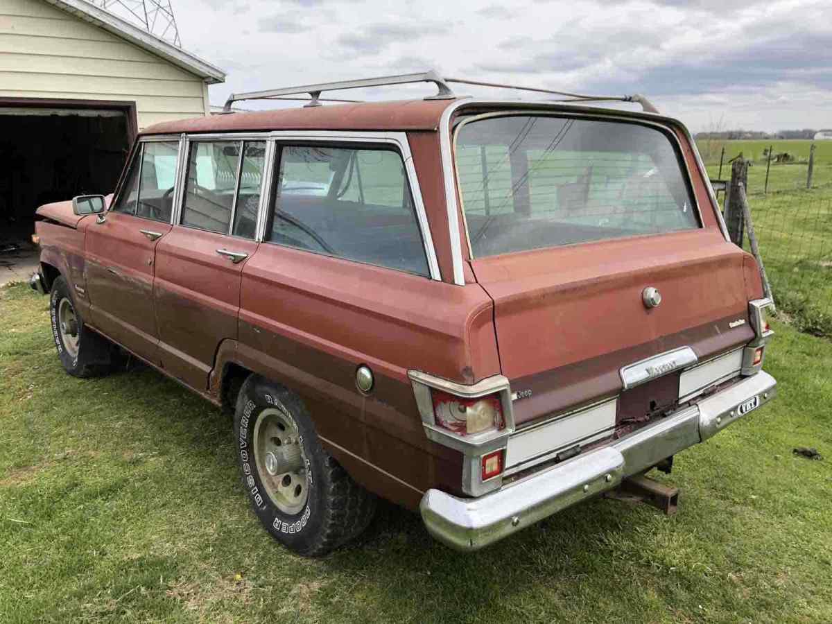 1980 jeep wagoneer coupe red 4wd automatic custom