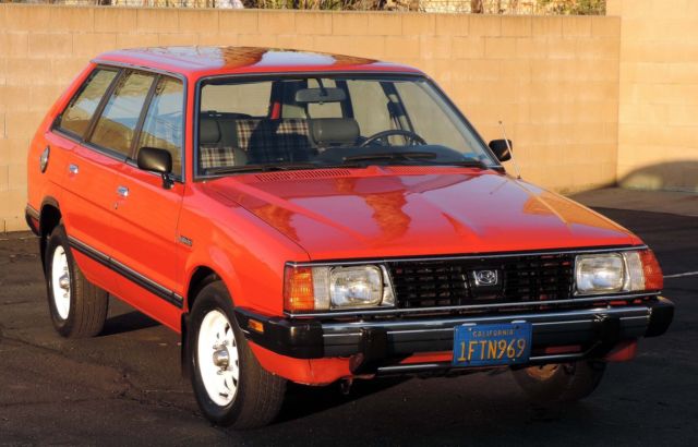 california original, 1982 subaru gl wagon, 100% rust free, one owner, a+++