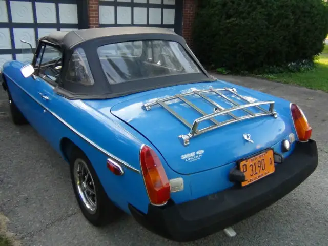 1979 mgb roadster, blue with tan, very original, runs and drives great!